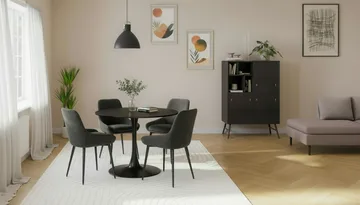 Kjøkkenstol Bergviken - Grå - Møbler - Stoler - Spisestuestoler & kjøkkenstoler