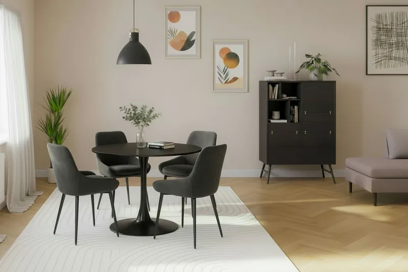 Kjøkkenstol Bergviken - Grå - Møbler - Stoler - Spisestuestoler & kjøkkenstoler