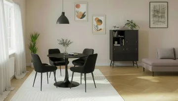 Kjøkkenstol Bergviken - Svart - Møbler - Stoler - Spisestuestoler & kjøkkenstoler