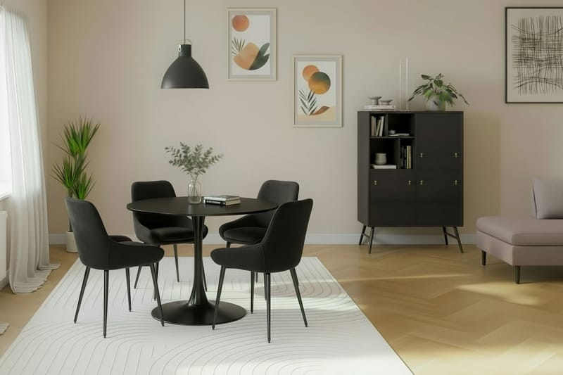 Kjøkkenstol Bergviken - Svart - Møbler - Stoler - Spisestuestoler & kjøkkenstoler