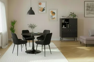Kjøkkenstol Bergviken - Svart - Møbler - Stoler - Spisestuestoler & kjøkkenstoler