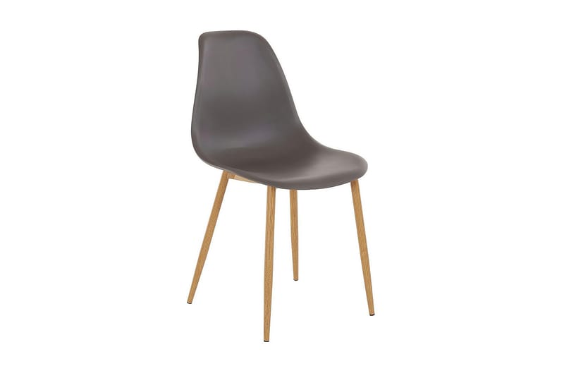 Kjøkkenstol Miana Plast 4-pk - Mørkegrå - Spisestuestoler & kjøkkenstoler