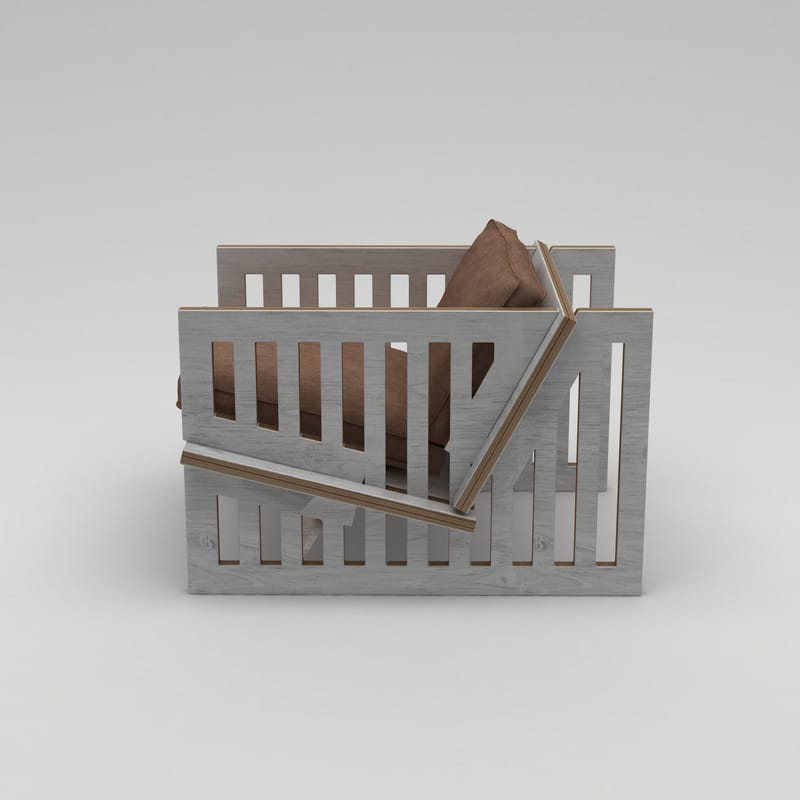 Kollumber Ørelappstol - Naturlig tre - Møbler - Stoler - Lenestoler