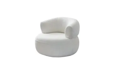 Kollumber Lenestol - Hvit - Møbler - Stoler - Lenestoler