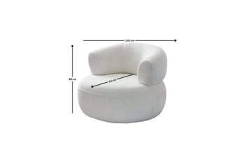 Kollumber Lenestol - Hvit - Møbler - Stoler - Lenestoler