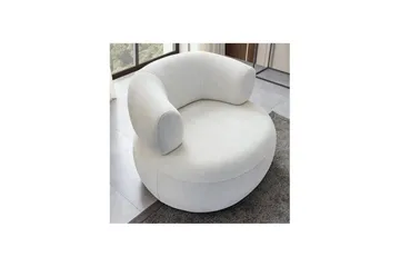 Kollumber Lenestol - Hvit - Møbler - Stoler - Lenestoler