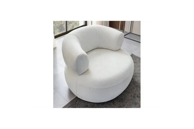 Kollumber Lenestol - Hvit - Møbler - Stoler - Lenestoler