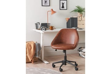 Kontorstol Bardsdale Brun/Svart - Brun/Svart - Møbler - Stoler - Kontorstol & skrivebordsstol