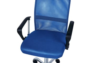 Kontorstol Best Blå/Sølv/Blå - Blå/Sølv/Blå - Møbler - Stoler - Kontorstol & skrivebordsstol