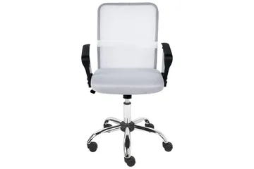 Kontorstol Best Hvit/Sølv/Svart/Grå - Hvit/Sølv/Svart/Grå - Møbler - Stoler - Kontorstol & skrivebordsstol