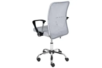 Kontorstol Best Hvit/Sølv/Svart/Grå - Hvit/Sølv/Svart/Grå - Møbler - Stoler - Kontorstol & skrivebordsstol