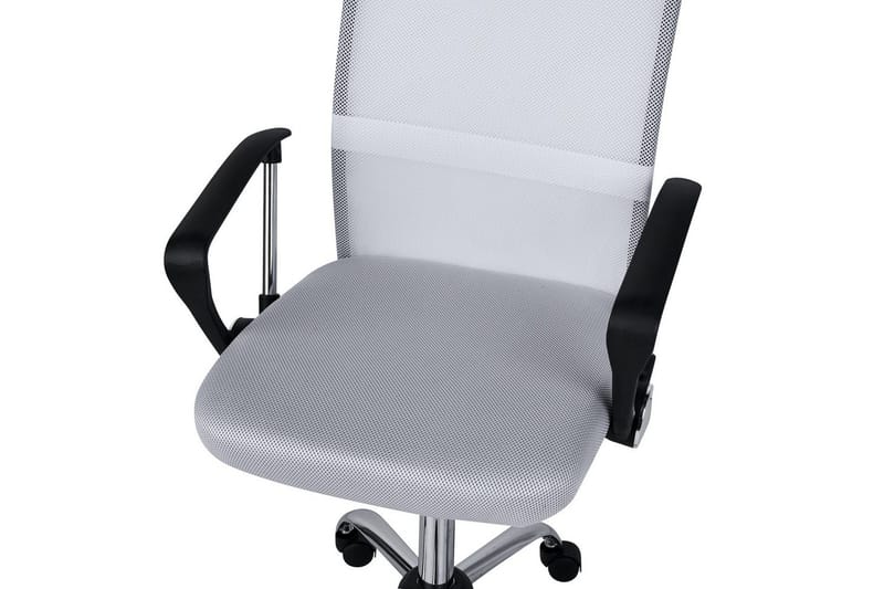 Kontorstol Best Hvit/Sølv/Svart/Grå - Hvit/Sølv/Svart/Grå - Møbler - Stoler - Kontorstol & skrivebordsstol