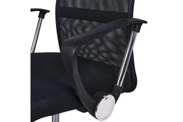 Kontorstol Best Svart/Sølv - Svart/Sølv - Møbler - Stoler - Kontorstol & skrivebordsstol