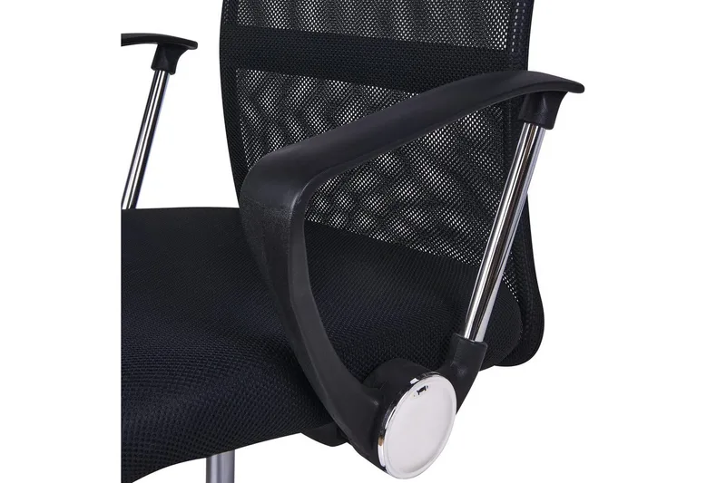 Kontorstol Best Svart/Sølv - Svart/Sølv - Møbler - Stoler - Kontorstol & skrivebordsstol