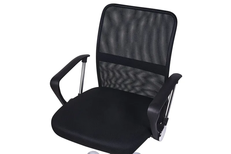 Kontorstol Best Svart/Sølv - Svart/Sølv - Møbler - Stoler - Kontorstol & skrivebordsstol