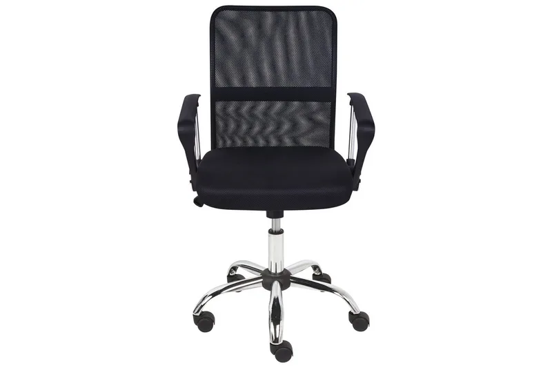 Kontorstol Best Svart/Sølv - Svart/Sølv - Møbler - Stoler - Kontorstol & skrivebordsstol