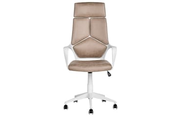 Kontorstol Delight Beige/hvit - Beige/hvit - Møbler - Stoler - Kontorstol & skrivebordsstol