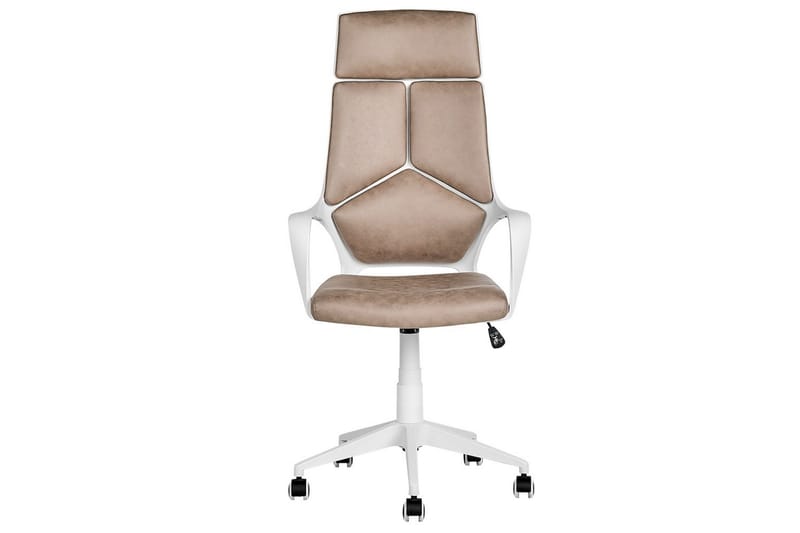 Kontorstol Delight Beige/hvit - Beige/hvit - Møbler - Stoler - Kontorstol & skrivebordsstol