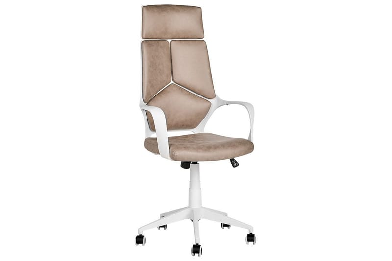 Kontorstol Delight Beige/hvit - Beige/hvit - Møbler - Stoler - Kontorstol & skrivebordsstol