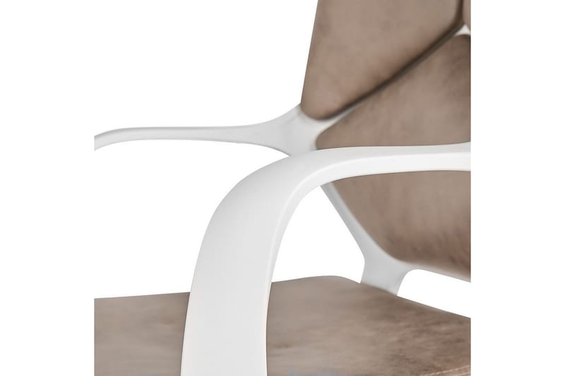 Kontorstol Delight Beige/hvit - Beige/hvit - Møbler - Stoler - Kontorstol & skrivebordsstol