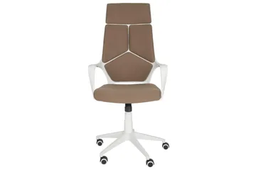 Kontorstol Delight Brun/Hvit - Brun/Hvit - Møbler - Stoler - Kontorstol & skrivebordsstol