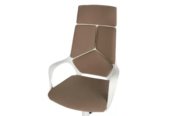 Kontorstol Delight Brun/Hvit - Brun/Hvit - Møbler - Stoler - Kontorstol & skrivebordsstol