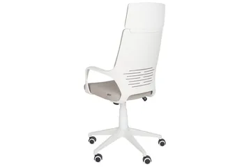 Kontorstol Delight Taupe/hvit - Taupe/hvit - Møbler - Stoler - Kontorstol & skrivebordsstol