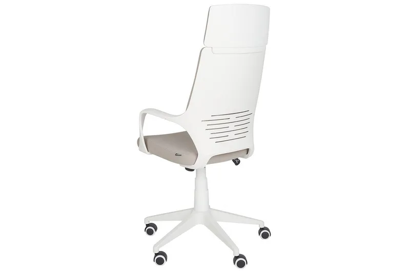 Kontorstol Delight Taupe/hvit - Taupe/hvit - Møbler - Stoler - Kontorstol & skrivebordsstol