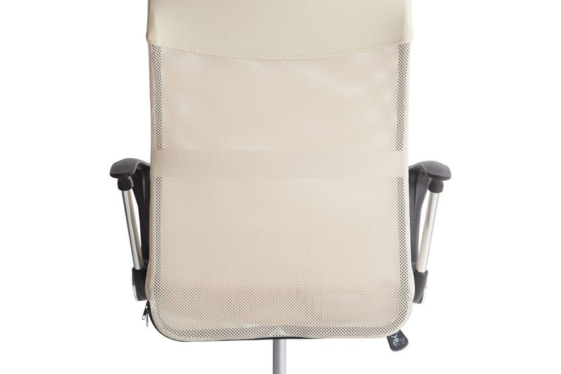 Kontorstol Design Beige/Svart/Sølv - Beige/Svart/Sølv - Møbler - Stoler - Kontorstol & skrivebordsstol