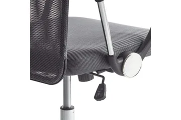 Kontorstol Design Grå/svart/sølv - Grå/svart/sølv - Møbler - Stoler - Kontorstol & skrivebordsstol