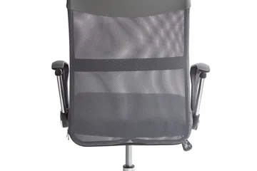 Kontorstol Design Grå/svart/sølv - Grå/svart/sølv - Møbler - Stoler - Kontorstol & skrivebordsstol