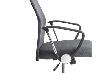 Kontorstol Design Grå/svart/sølv - Grå/svart/sølv - Møbler - Stoler - Kontorstol & skrivebordsstol