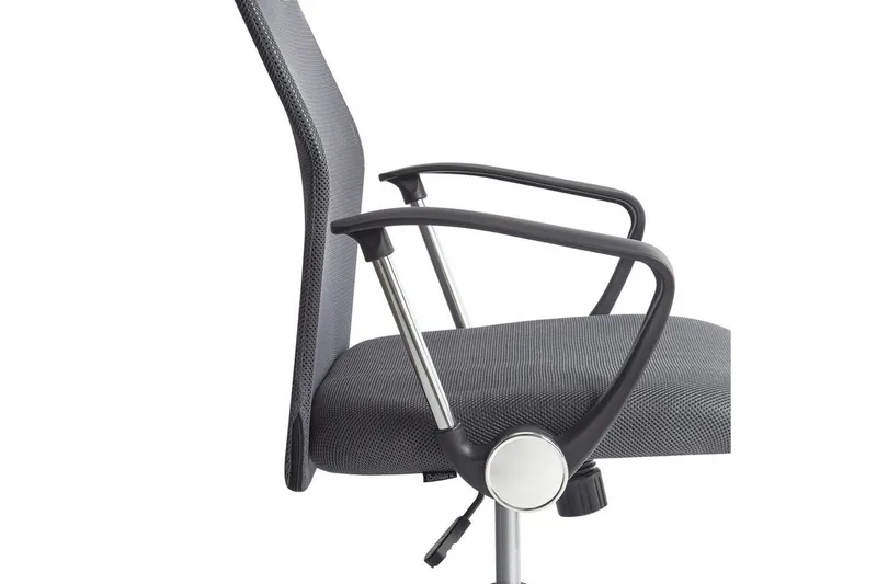Kontorstol Design Grå/svart/sølv - Grå/svart/sølv - Møbler - Stoler - Kontorstol & skrivebordsstol