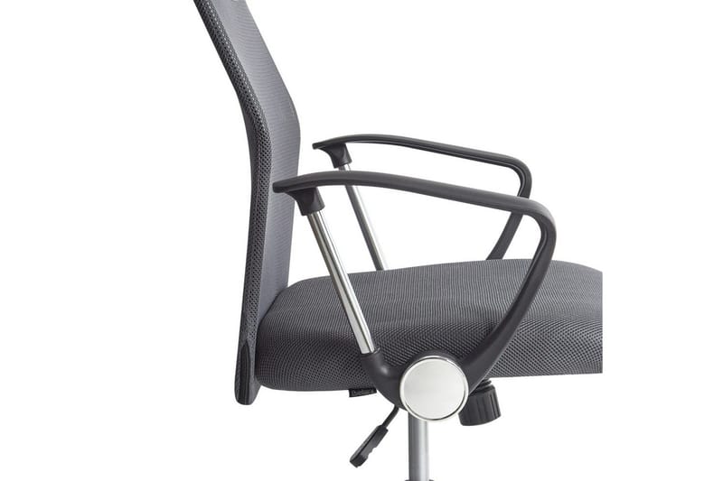 Kontorstol Design Grå/svart/sølv - Grå/svart/sølv - Møbler - Stoler - Kontorstol & skrivebordsstol
