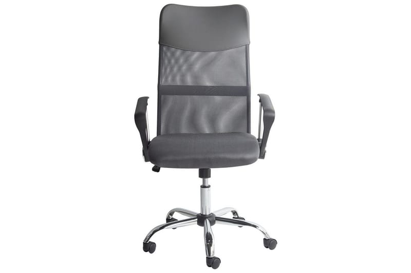Kontorstol Design Grå/svart/sølv - Grå/svart/sølv - Møbler - Stoler - Kontorstol & skrivebordsstol