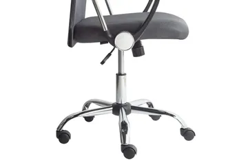 Kontorstol Design Grå/svart/sølv - Grå/svart/sølv - Møbler - Stoler - Kontorstol & skrivebordsstol