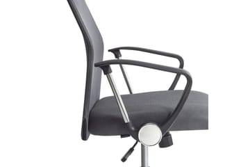 Kontorstol Design Grå/svart/sølv - Grå/svart/sølv - Møbler - Stoler - Kontorstol & skrivebordsstol