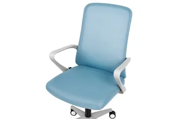 Kontorstol Expert Blå/Hvit - Blå/Hvit - Møbler - Stoler - Kontorstol & skrivebordsstol