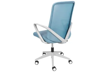 Kontorstol Expert Blå/Hvit - Blå/Hvit - Møbler - Stoler - Kontorstol & skrivebordsstol