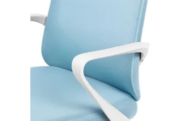 Kontorstol Expert Blå/Hvit - Blå/Hvit - Møbler - Stoler - Kontorstol & skrivebordsstol