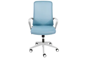 Kontorstol Expert Blå/Hvit - Blå/Hvit - Møbler - Stoler - Kontorstol & skrivebordsstol