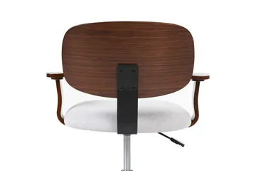 Kontorstol Gunnison - Mørkt tre, grått - Møbler - Stoler - Kontorstol & skrivebordsstol