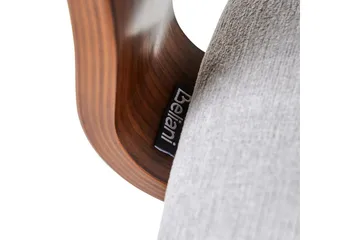 Kontorstol Gunnison - Mørkt tre, grått - Møbler - Stoler - Kontorstol & skrivebordsstol