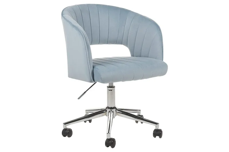 Kontorstol Katonah Blå/Svart/Sølv, Blå/Svart/Sølv