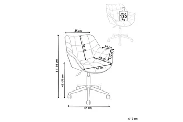 Kontorstol Labelle Beige - Beige - Møbler - Stoler - Kontorstol & skrivebordsstol