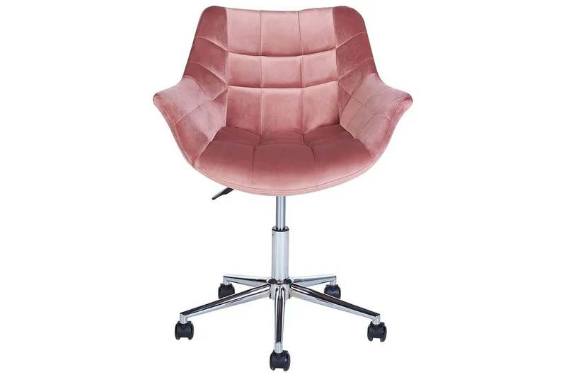 Kontorstol Labelle Rosa - Rosa - Møbler - Stoler - Kontorstol & skrivebordsstol