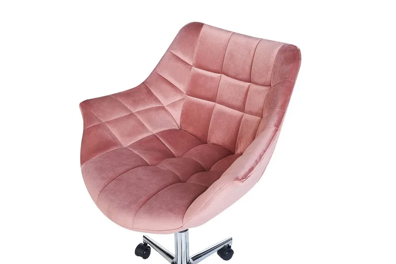 Kontorstol Labelle Rosa - Rosa - Møbler - Stoler - Kontorstol & skrivebordsstol