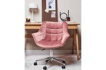 Kontorstol Labelle Rosa - Rosa - Møbler - Stoler - Kontorstol & skrivebordsstol