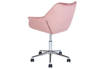 Kontorstol Labelle Rosa - Rosa - Møbler - Stoler - Kontorstol & skrivebordsstol