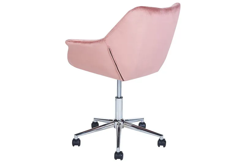 Kontorstol Labelle Rosa - Rosa - Møbler - Stoler - Kontorstol & skrivebordsstol